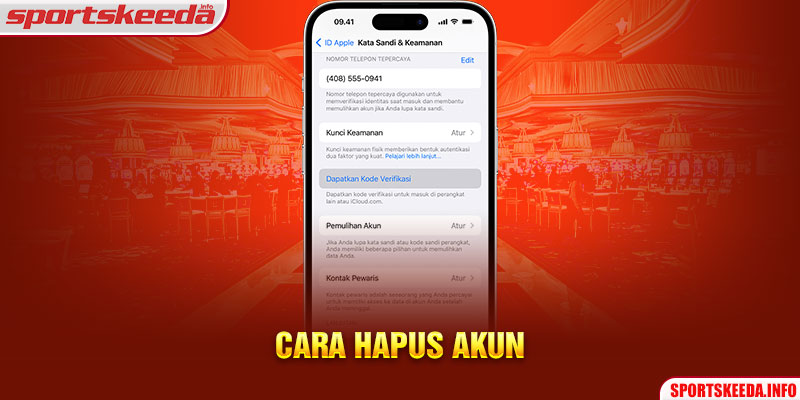 Cara Hapus Akun