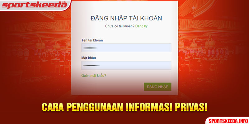 Cara Penggunaan Informasi Privasi